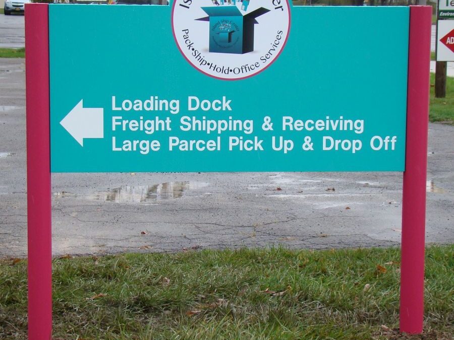 Our New Signs Are Up Outside The Store – Large Shipments To The Back Of The Building Please